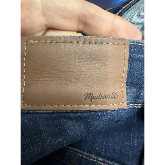 Madewell Womens Curvy High Rise Skinny Ankle Women Jeans Dark Wash USA Size 35 - Picture 10 of 13